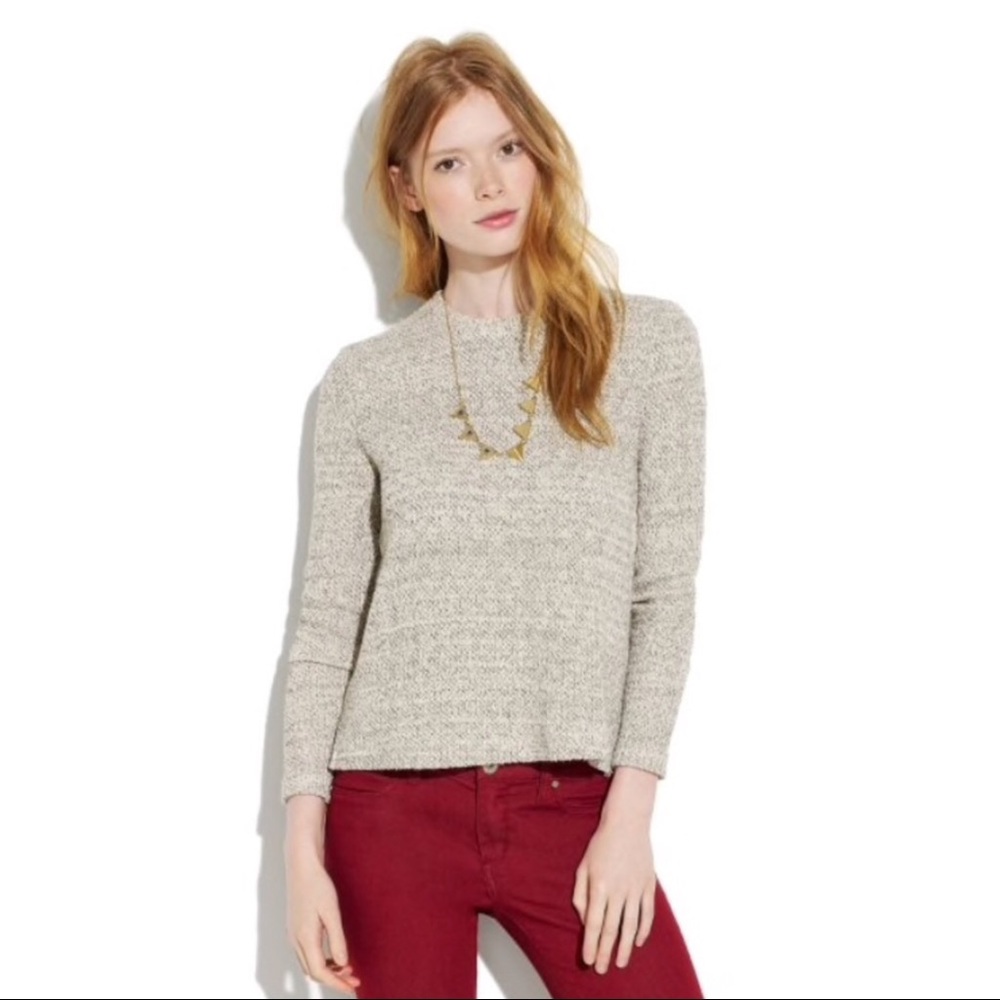 MADEWELL Heather Grey Crew Neck Sweater XS